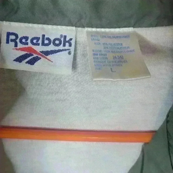 Vintage Reebox Windbreaker Jacket. Size large. - Picture 4 of 9